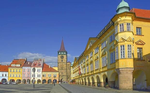 Český ráj: Centrum Jičína u památek v Hotelu U Krále *** se snídaněmi formou bufetu a vstupem do aquaparku