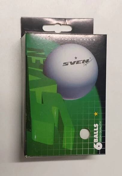 Míčky na stolní tenis SVEN SPORT sada 6ks.. - Sport a turistika