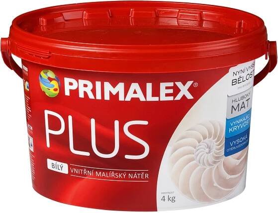 Primalex Vnitřní malířský nátěr Plus bílý 4 kg