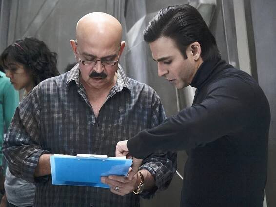 Rakesh Roshan, Vivek Oberoi - Krrish 3 - Z natáčení