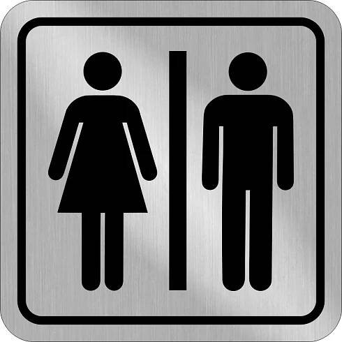 Piktogramy : Cedulka plastová - WC dámy,páni