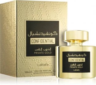 Confidential Private Gold Lattafa Eau de Parfum