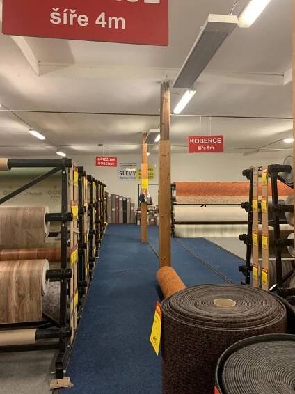 Prodejna Mělník - koberce, podlahy, linoleum, PVC | Koberce HIT