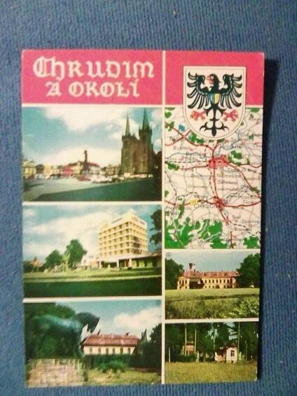 Chrudim a okolí  - Pohlednice místopis