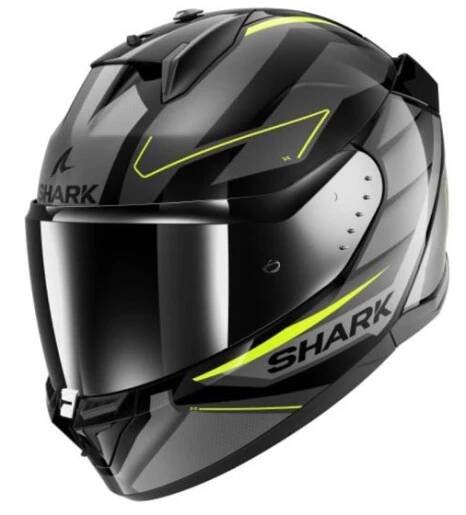 Integrální helma SHARK D-Skwal 3 Sizler Black / Antracit / Yellow (matná)