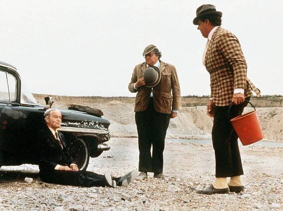 Olsen-bandens flugt over plankeværket - Z filmu - Ove Sprogøe, Poul Bundgaard, Morten Grunwald