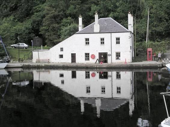 Image 11The Crinan canal is a canal in the west of Scotland, taking its name from the village of Crinan at its westerly end. It provides a navigable route between the Clyde and the Inner Hebrides, without the need for a long diversion around the Kintyre peninsula, and in particular the exposed Mull of Kintyre.