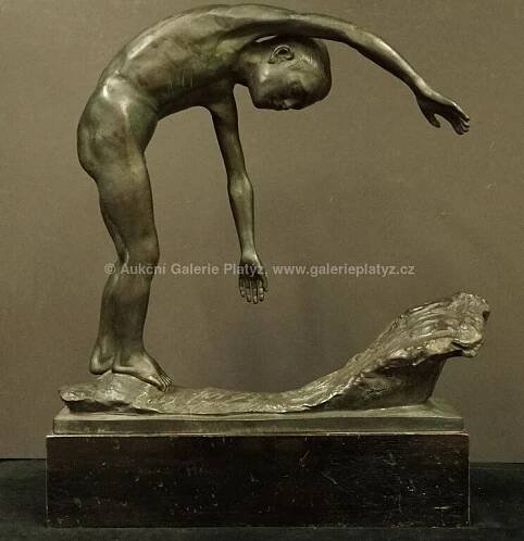 Bohumil Kafka - Figura chlapce - Aukční Galerie Platýz