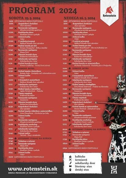 Program — Rytiersky festival Rotenstein