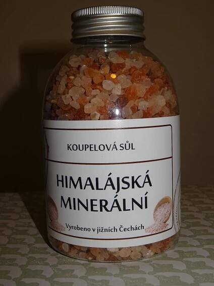 Koupelnová sůl himalájská minerální