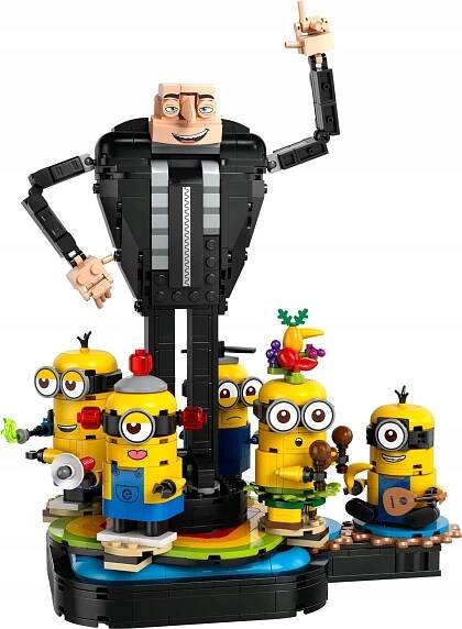 LEGO Já padouch 4 75582 Gru a mimoni z kostek