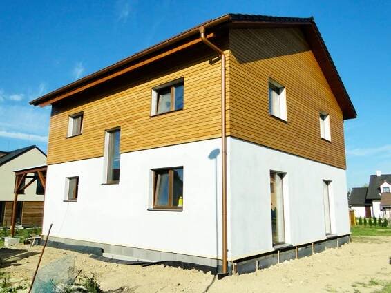 07 Rámová dřevostavba - slaměný dům, Polička | DřevArt - Dřevostavby a hliněné omítky | DřevArt – Kunštát, Blansko, Boskovice
