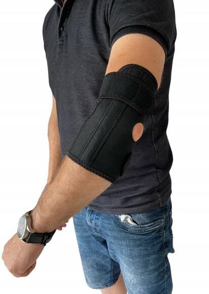 Elastická bandáž na loket, stabilizátor, ortéza na tenisový loket, golf
