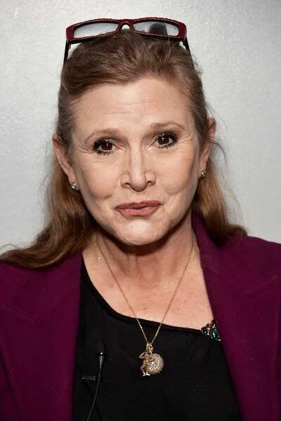 Carrie Fisher attends the Live Talks Los Angeles Ruby Wax in conversation with Carrie Fisher event at the Aero Theatre on Nov. 11, 2014, in Santa Monica, Calif.