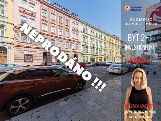 Prodej, zděný byt 2+1, Olomouc- centrum - Lenka Feltl Mazáčová