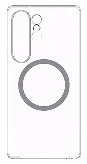 Průhledný kryt s magnetickým úchytem Samsung, Galaxy S25 Ultra