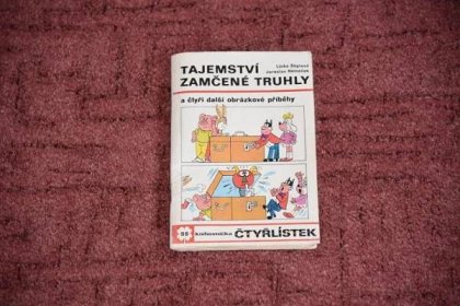 🔥ČTYŘLÍSTEK 55 TAJEMSTVÍ ZAMČENÉ TRUHLY 1976 pr.NELEPENÝ NEVYLUŠTĚNÝ! - Knihy a časopisy