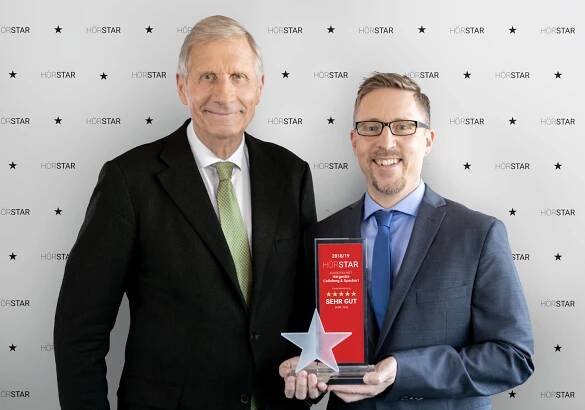 2018-06 Hörstar Verleihung Ulrich Wickert und Andreas Speckert
