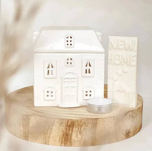 cute ceramic home shaped wax melter unique best housewarming gifts and ideas