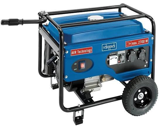 Scheppach Elektrocentrála SG 3100 2700 W; 196 cm3; 43,5 kg