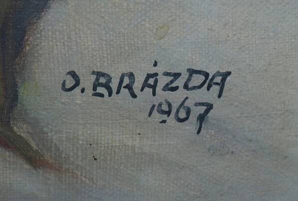 Aukce obrazů | Pivoňky | Brázda Oskar | Galerie Národní 25 s.r.o.