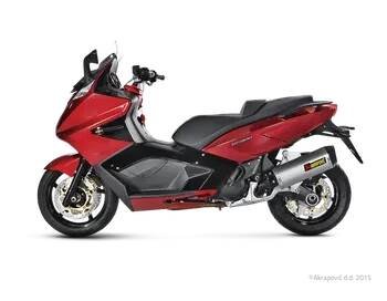 Výfuk pro motocykl Akrapovic Slip-On Line Stainless Steel/Carbon Aprilia SRV 850 2012 – 2016