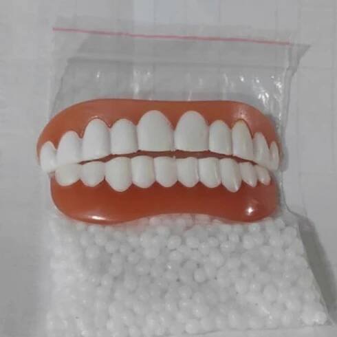 Silikonová horní/dolní zubní náhrada Nástroje pro ústní hygienu Zub...