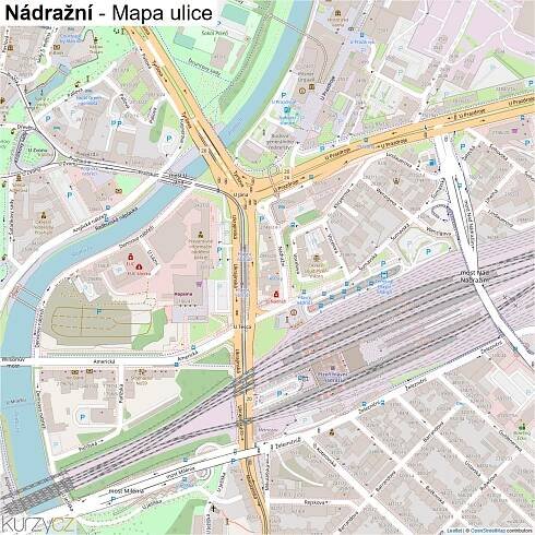Nádražní - mapy | Kurzy.cz
