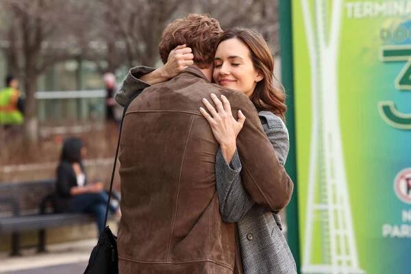 CHICAGO MED -- "Does One Door Close and Another One Open?" Episode 822 -- Pictured: (l-r) Nick Gehlfuss as Will Halstead, Torrey DeVitto as Natalie