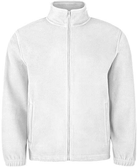 Fleecová mikina BLATANA Unisex bílá