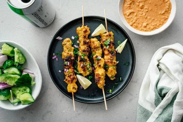 Authentic Malaysian Chicken Satay | www.iamafoodblog.com