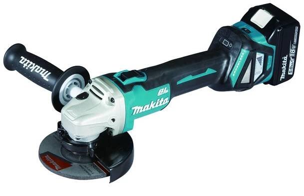 Makita DGA511RTJ / Aku Úhlová bruska / 18V / 5.0 Ah / Li-ion / Průměr 125mm / 10.000 ot-min 