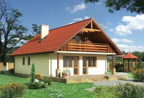 Projekty cihlových domů s půdní vestavbou (45 fotografií): krásné plány žlutých cihlových domů, příklady projektů dřevěných