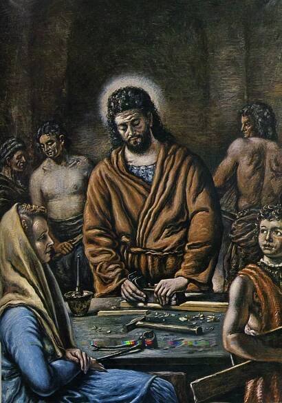 Giorgio De Chirico - Cristo Divino Lavoratore