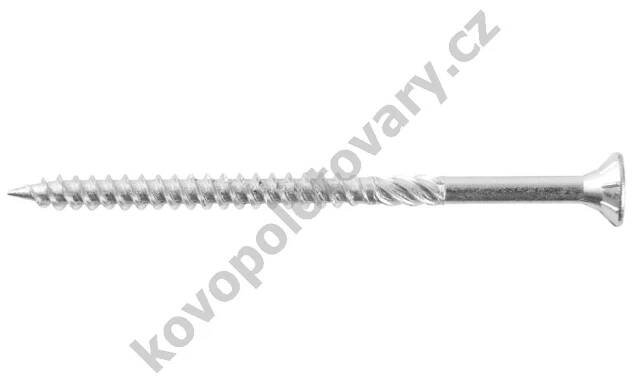 HPM TEC RAPI-TEC 2010 3,5x30/17+R - stavební vrut do dřeva, polozávit, pozink, zápustná hlava, TORX 