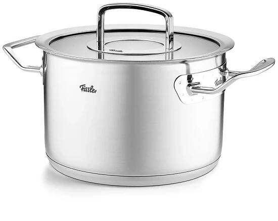 Obrázek produktu pro Fissler Original-Profi Collection / Hrnce z nerezové oceli (Ø 24 cm, 6,3 l) včetně skleněné poklice - indukce
