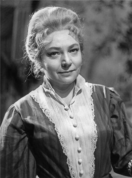 Divoká kachna - 26.01.1966, Libuše Havelková (Gina Ekdalová) Foto: Jaromír Svoboda