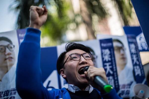 Hong Kong independence activist Edward Leung jailed for six years