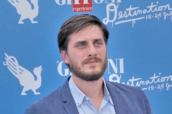 Luca Marinelli na filmovém festivalu Giffoni 2016 — Stock obrázek