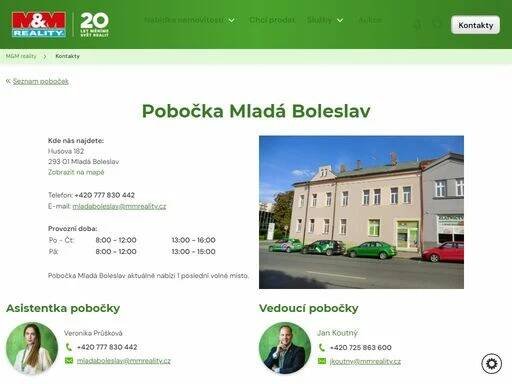 M & M REALITY HOLDING Mladá Boleslav , Mladá Boleslav, Mladá Boleslav II - Živéfirmy.cz