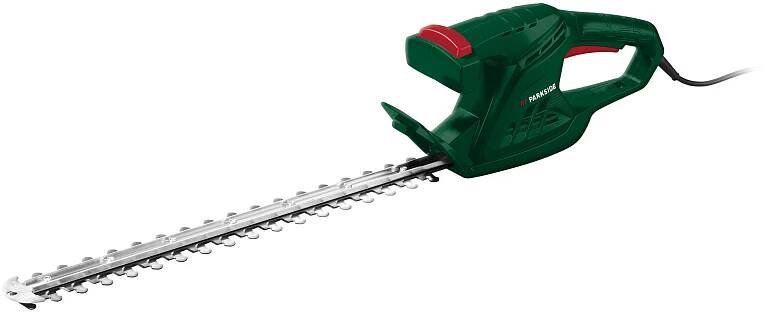 Elektrické nůžky na živý plot Parkside pro stříhání keřů.