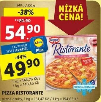 Lidl PIZZA RISTORANTE nabídka