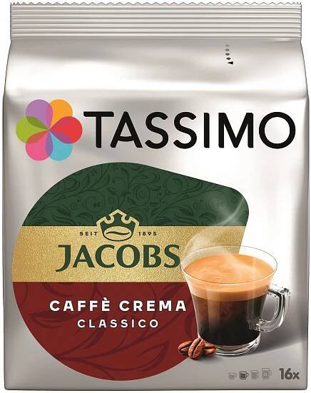 Tassimo Caffe Crema 16 kusů ⇒ 139 Kč - Kávové kapsle pro TASSIMO