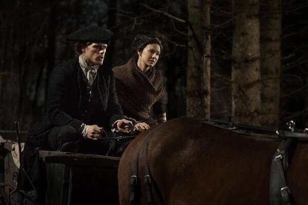 Caitríona Balfe and Sam Heughan in Cizinka (2014)