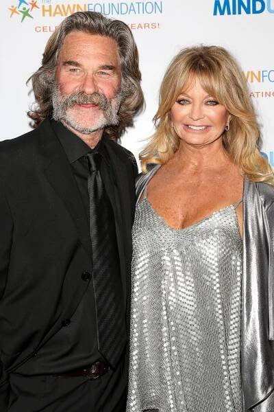 Kurt Russell and Goldie Hawn arrive at Goldie Hawn's inaugural 