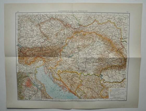 RAKOUSKO-UHERSKO - MAPA - 1890