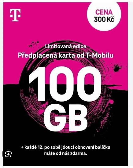 Datová SIM 100 GB - Mobily a chytrá elektronika