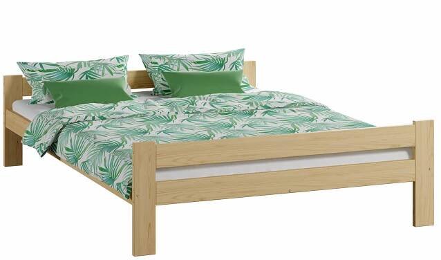 Postel z masivu VitBed 180x200 Fumi borovice s roštem