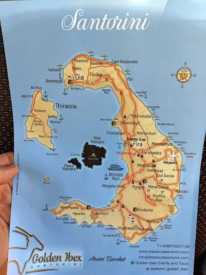 Santorini Map