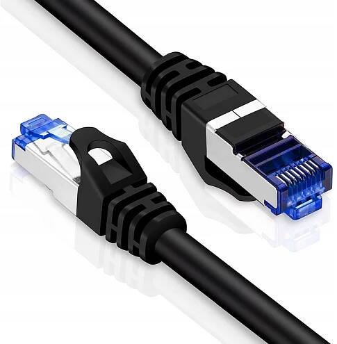 SÍŤOVÝ KABEL LAN S/FTP CAT6A KABEL ETHERNET INTERNET ŠROUBOVÁK RJ45 20 m Délka kabelu 20 m